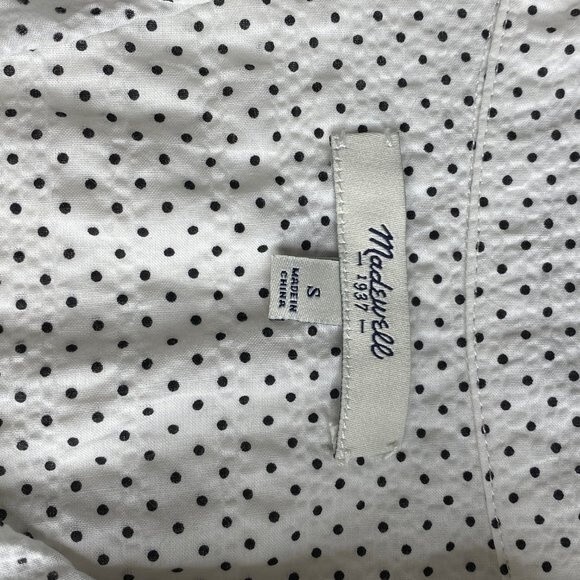 MADEWELL 1937 Polka Dot Shirt Sz S EUC! - Picture 7 of 11